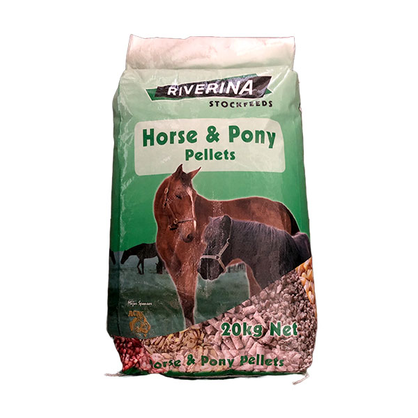 Bag of Riverina Horse and Pony Pellets